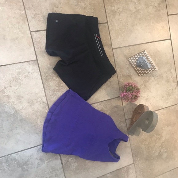 lululemon athletica Pants - Black lululemon speed up short size 4